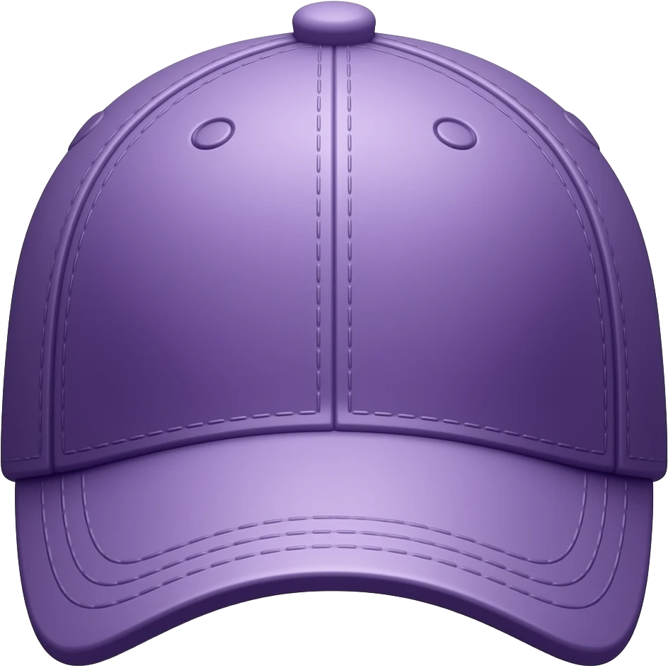 Purple cap emoji