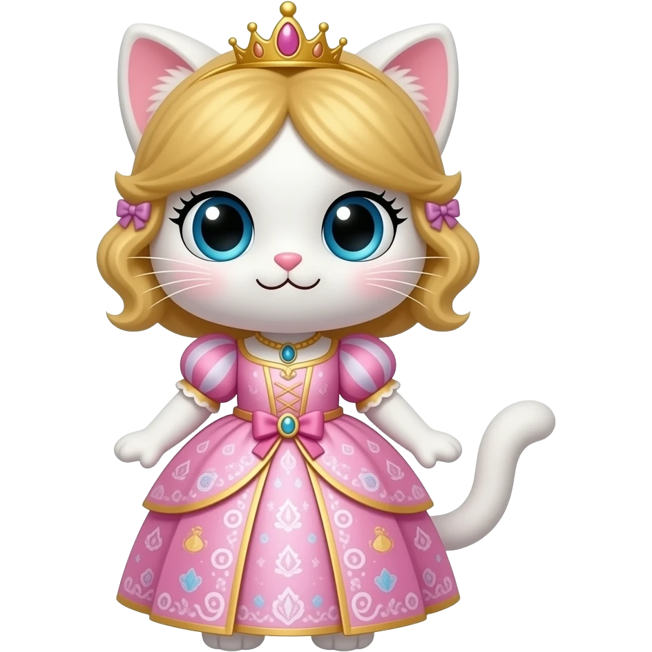 Princess kitty doll emoji