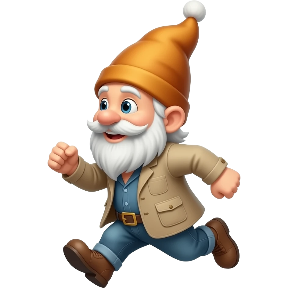 gnome running emoji