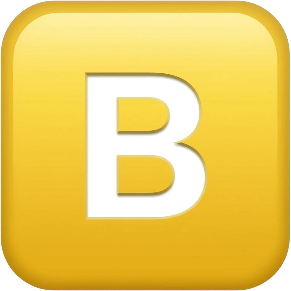 insert this "B" word into "🟨" this emoji emoji