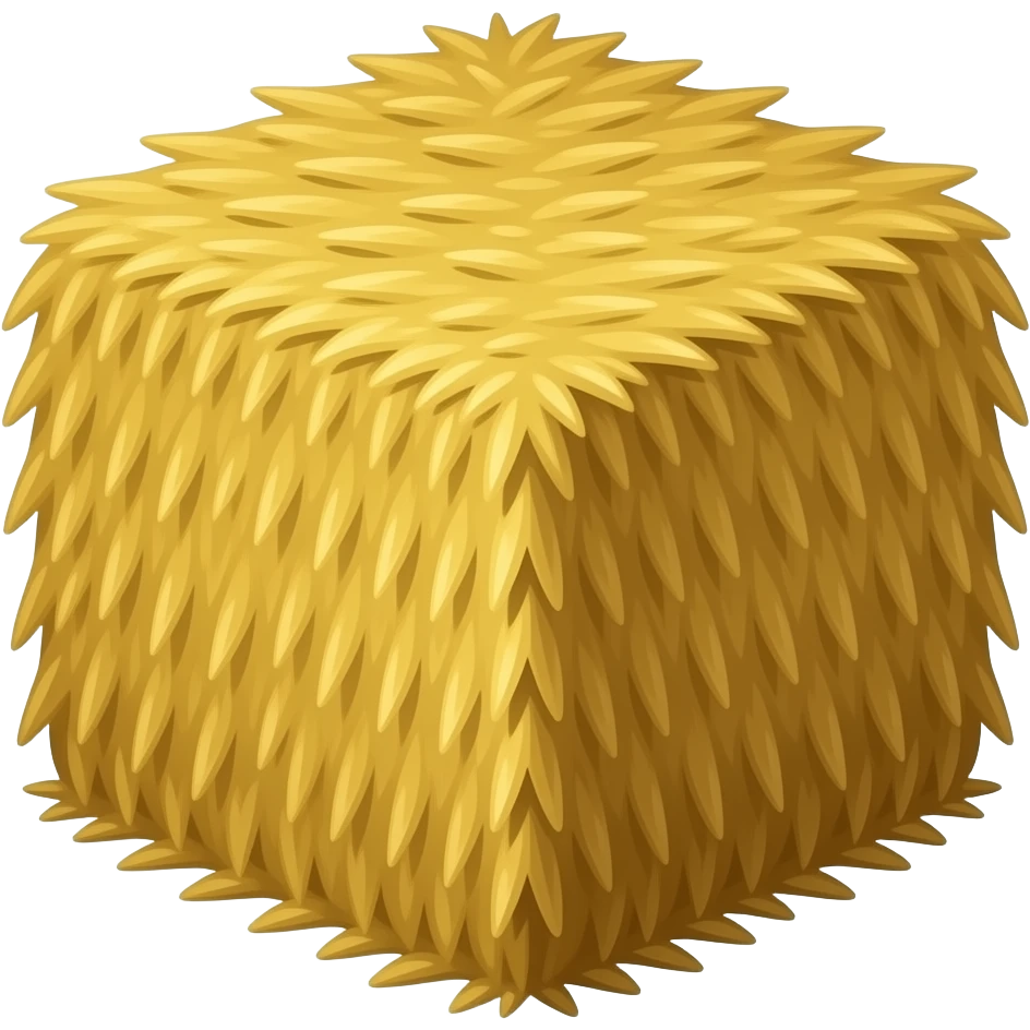 Rectangular hay bale emoji
