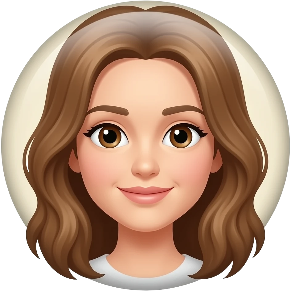 hair female in the mbadge emoji