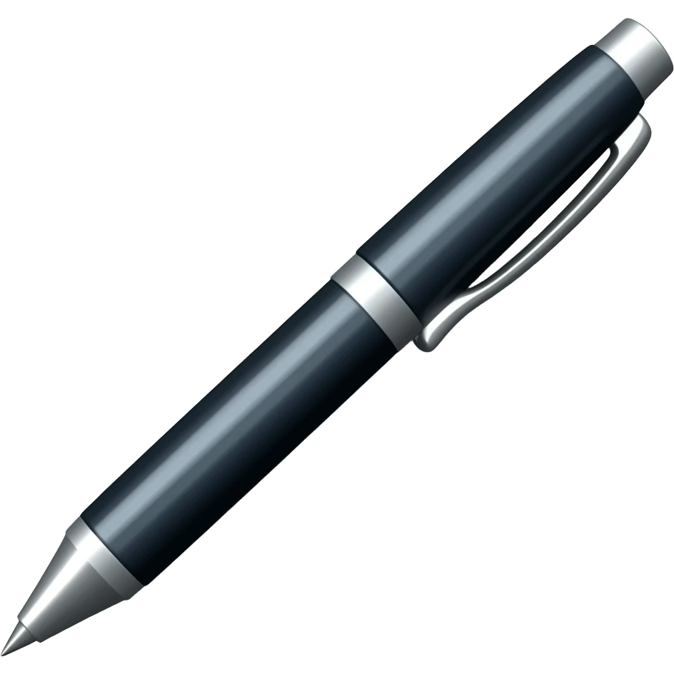 paper with pen emoji