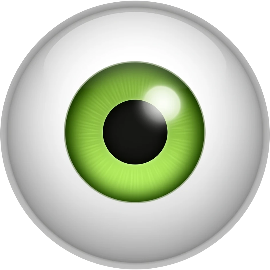 Light-green eye emoji
