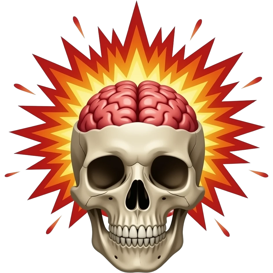 💀+🤯 emoji