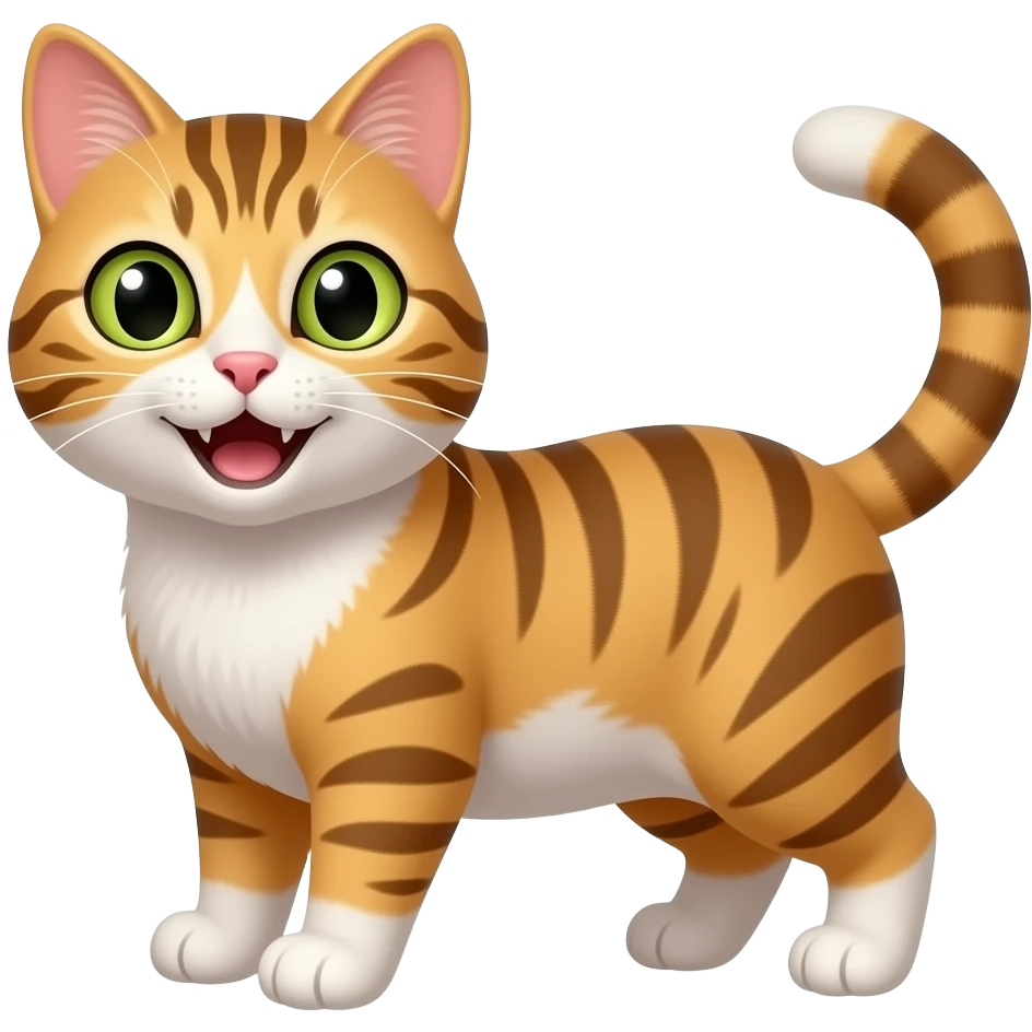 Funny cat emoji