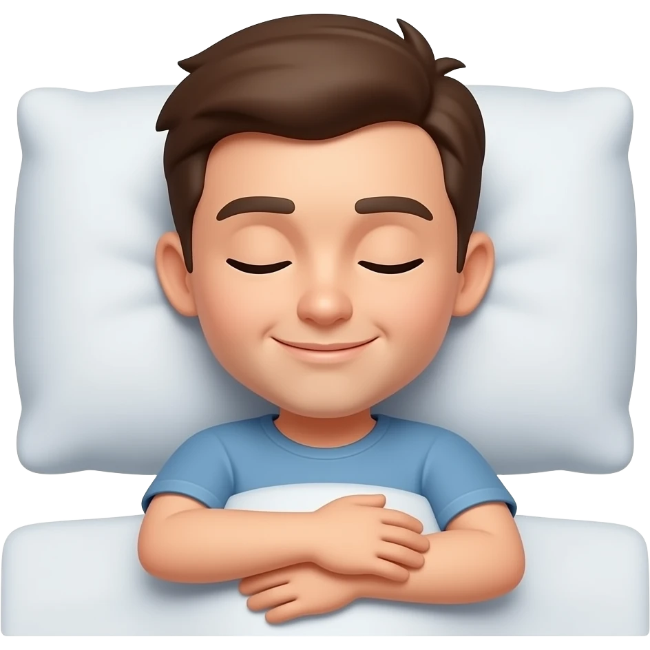 Snuggling in bed emoji