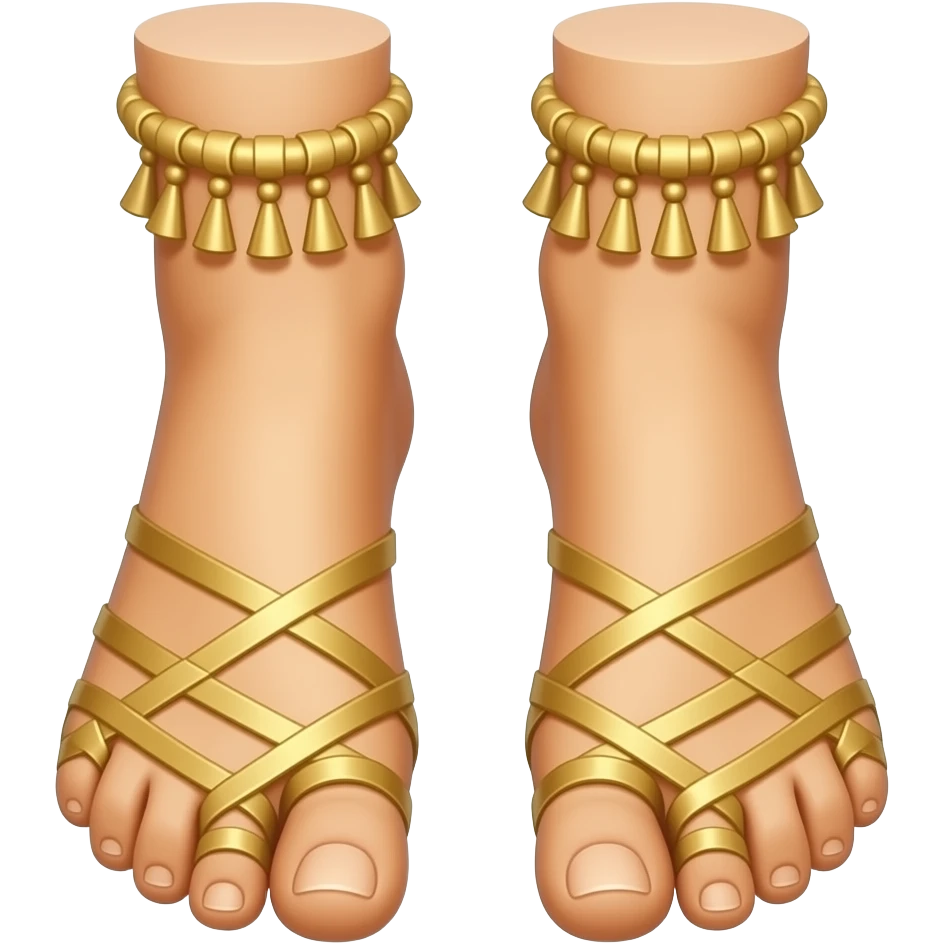 Cleopatra feet emoji