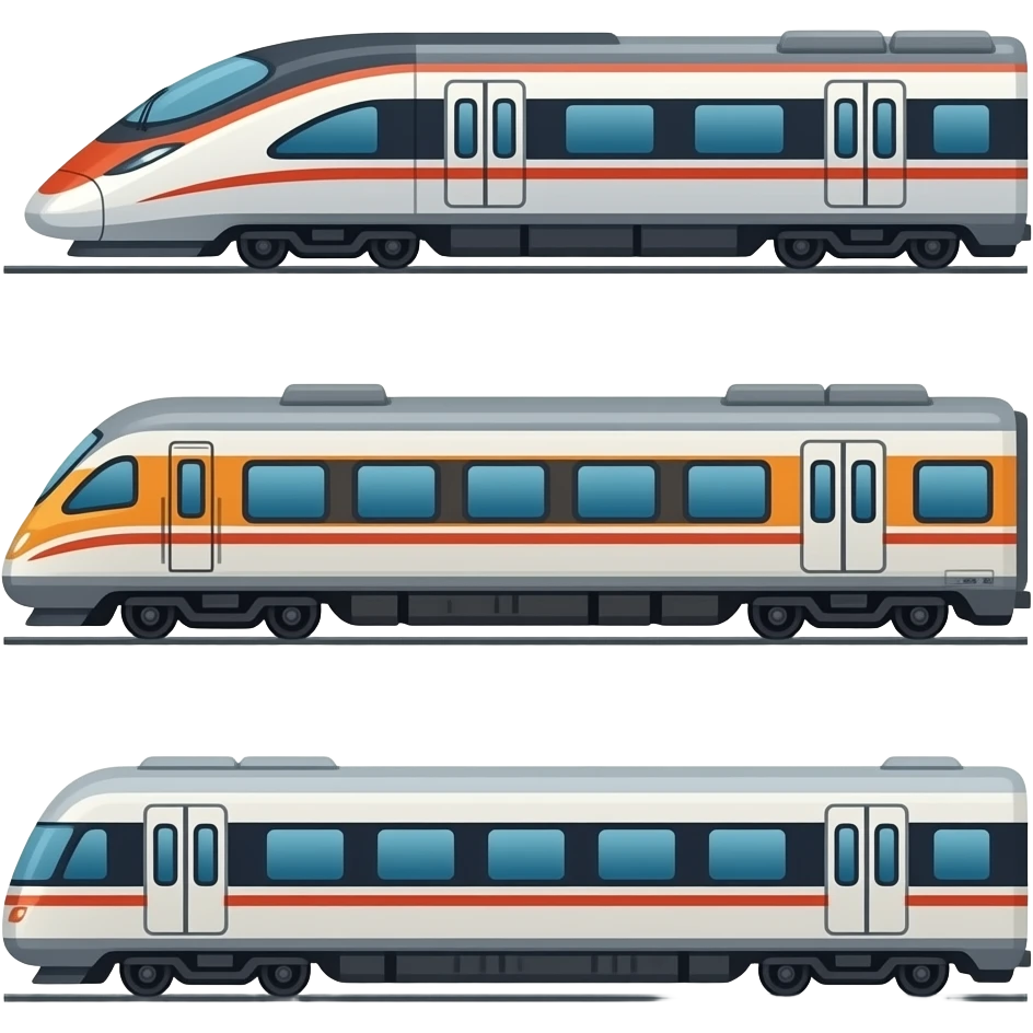 🚄🚃🚃🚃 emoji