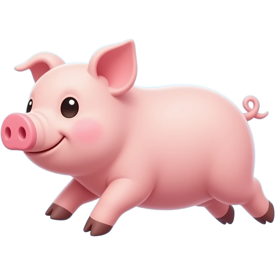 flying pigs emoji