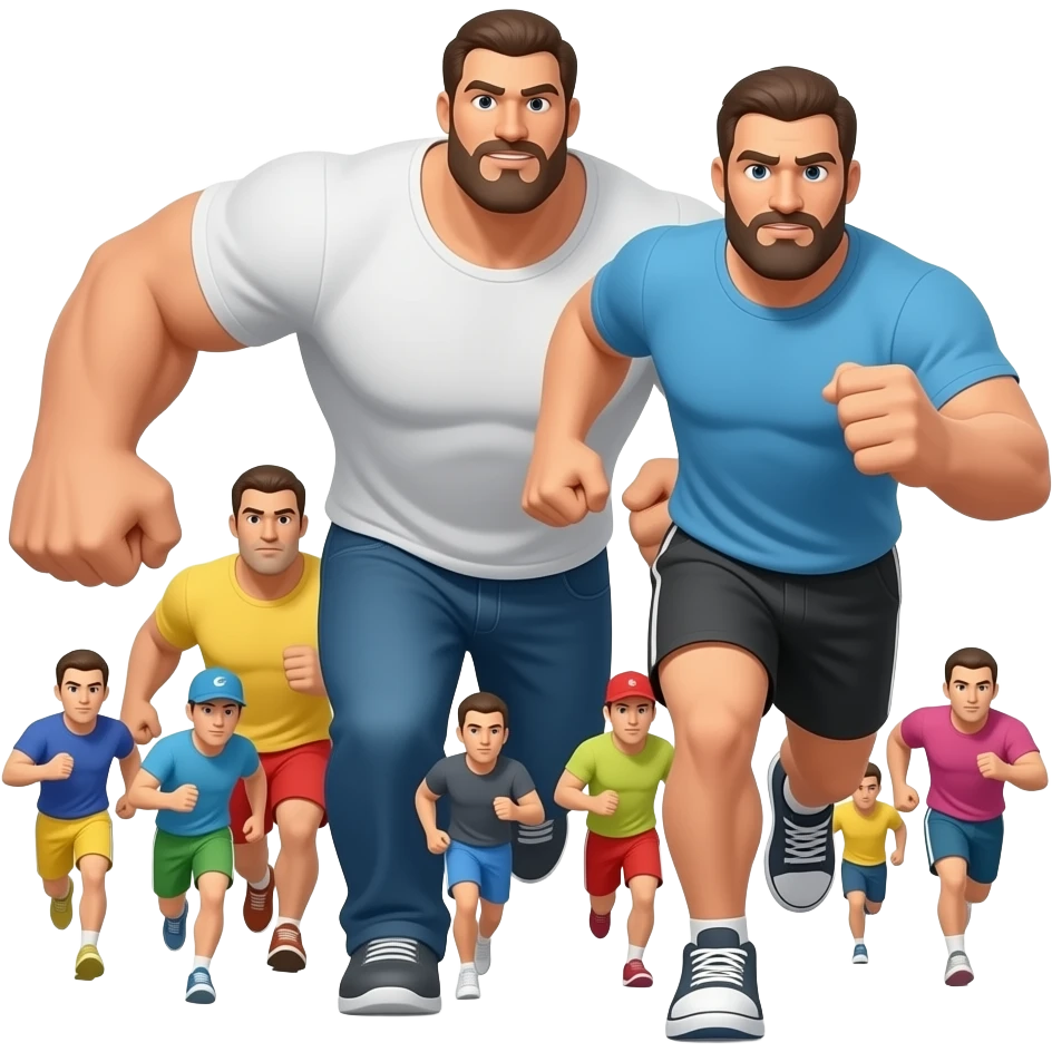 Giant race emoji