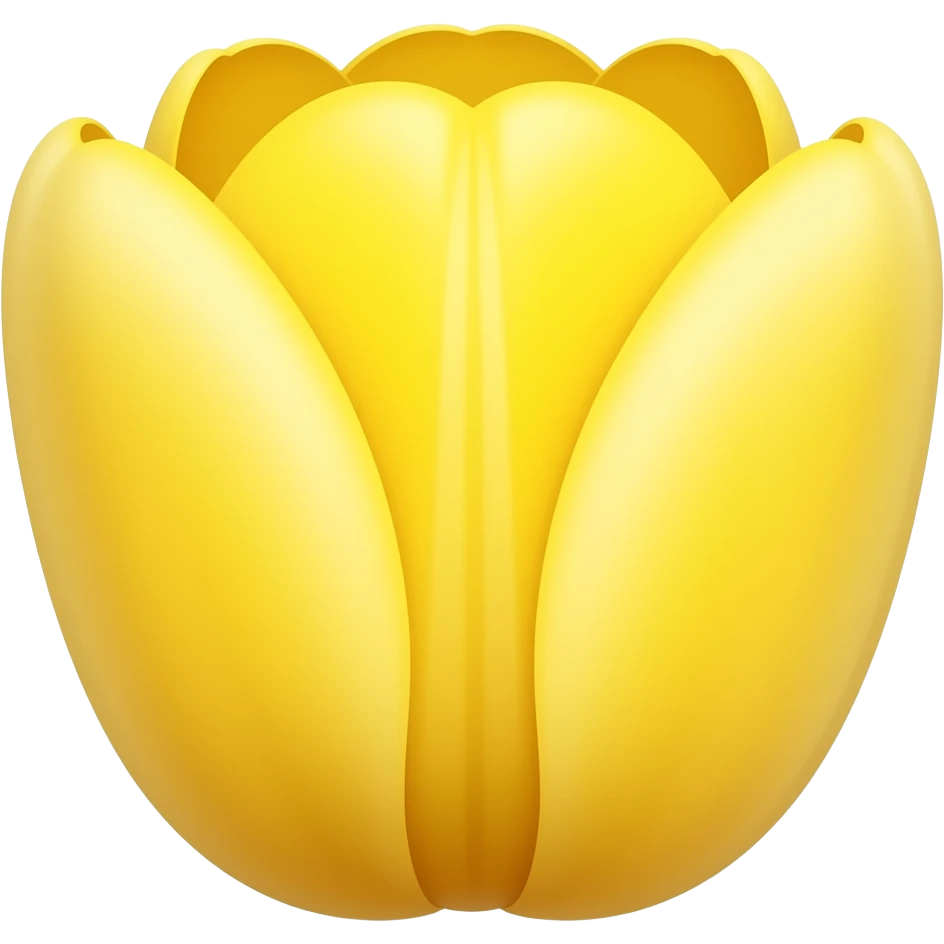 yellow tulip emoji