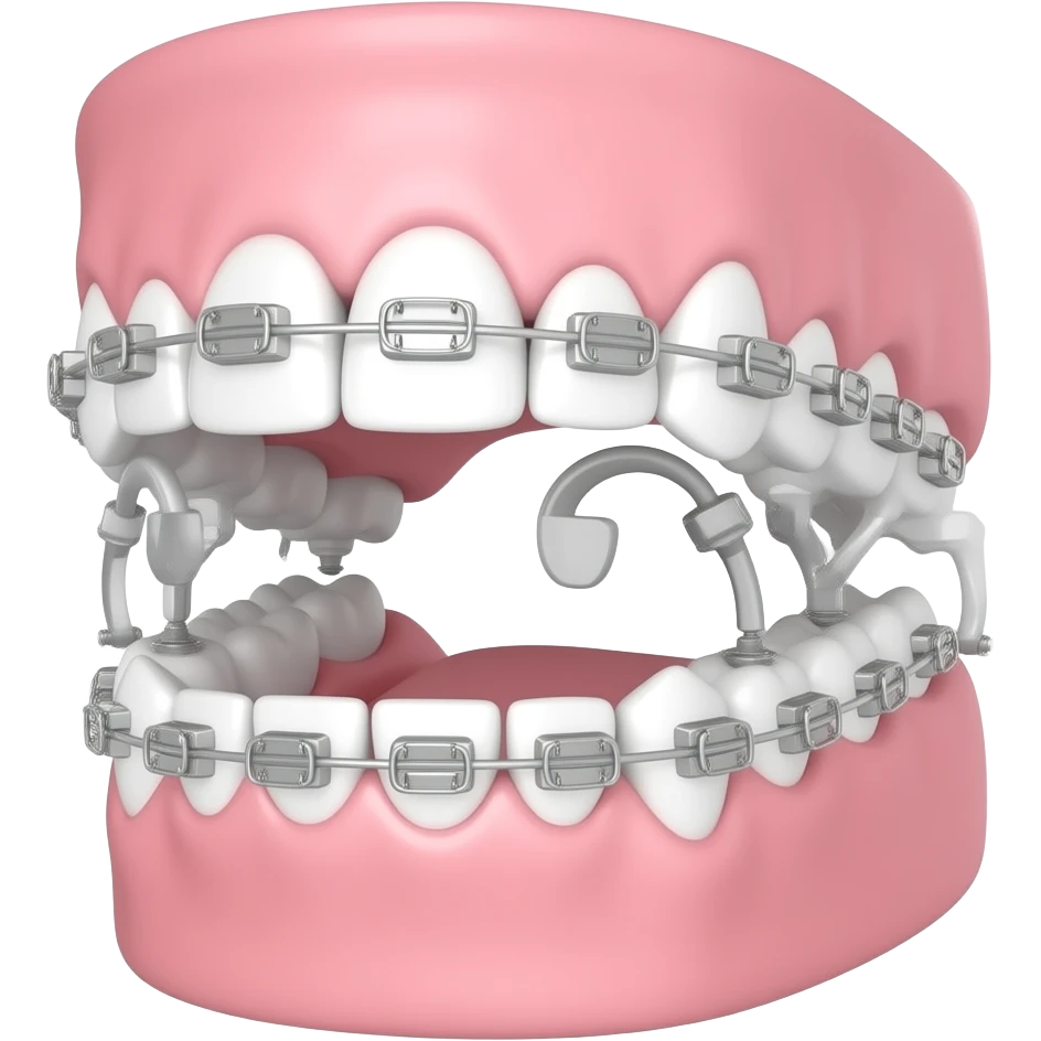 Orthodontic palatal expander emoji