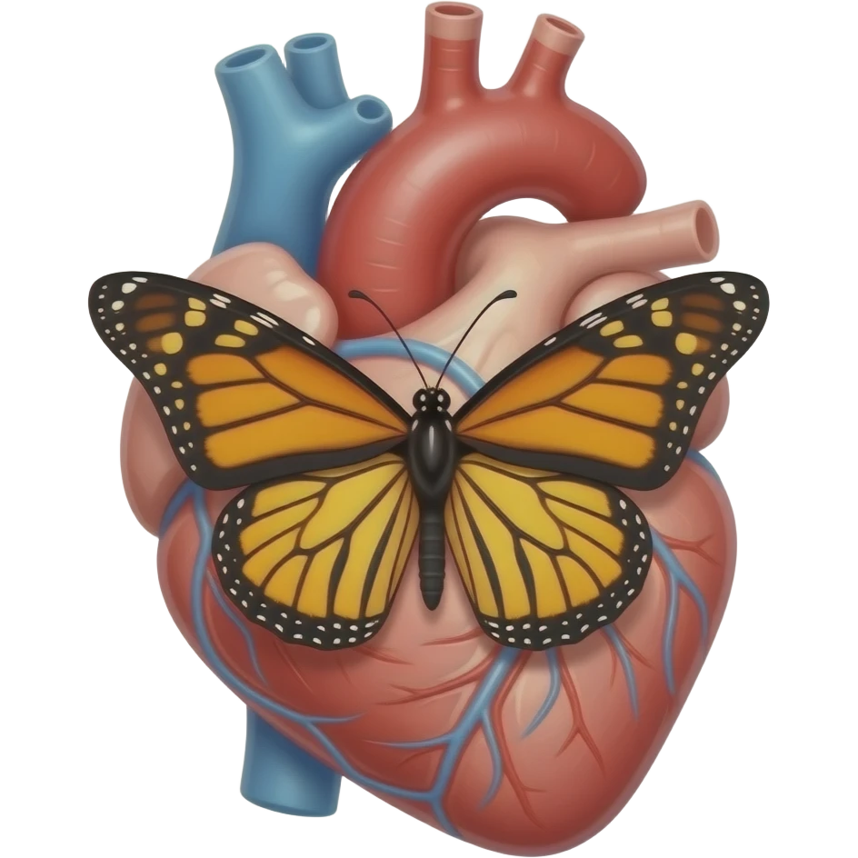 🦋🫀🥰 emoji