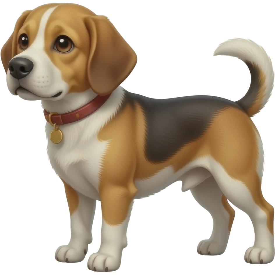 Realistic dog emoji