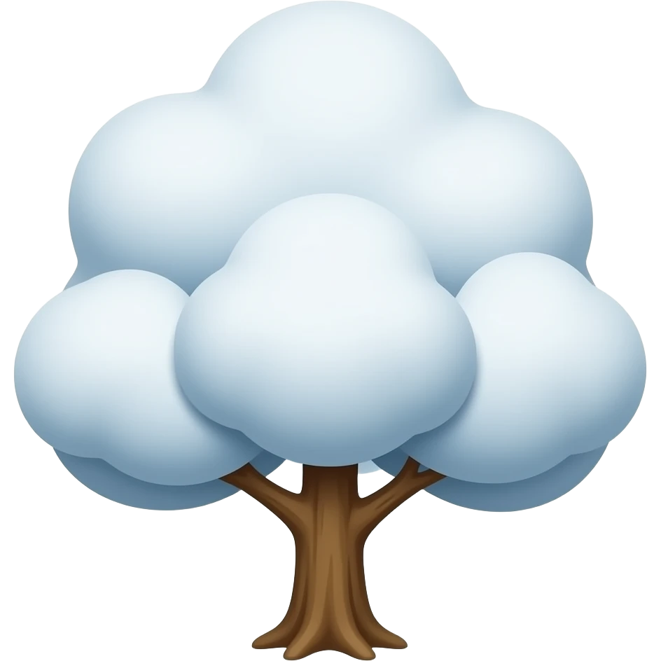 snow tree emoji