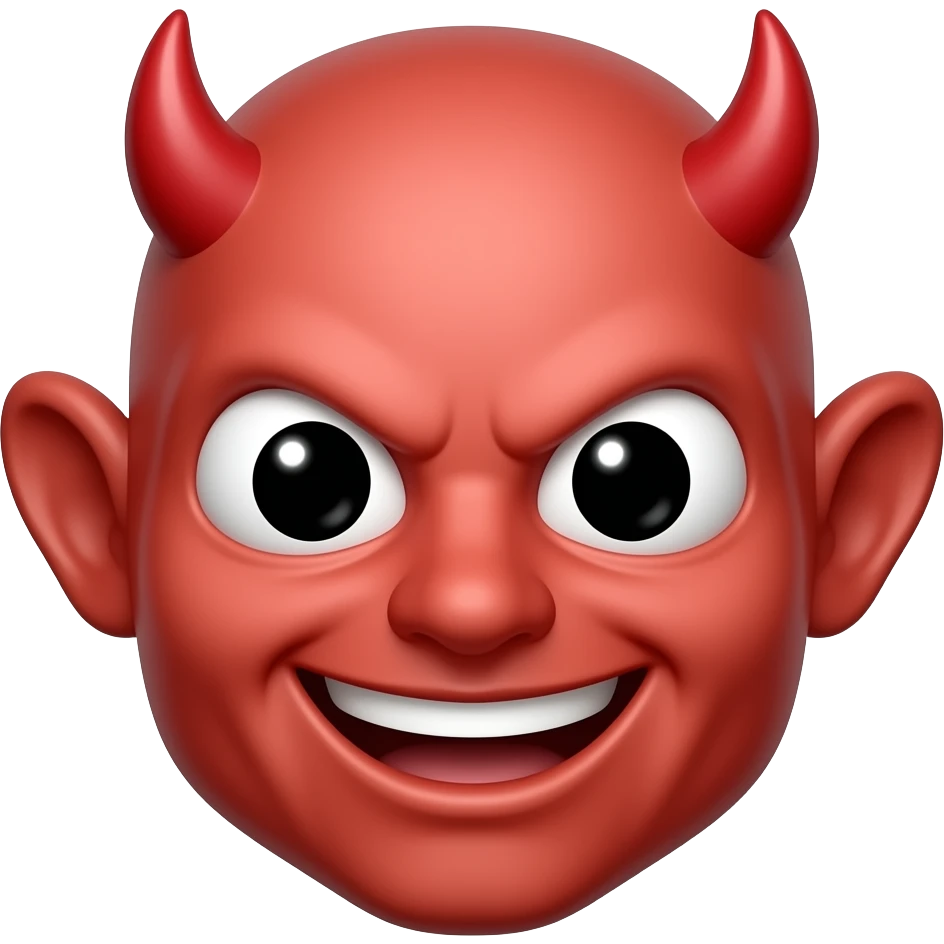 devil face emoji