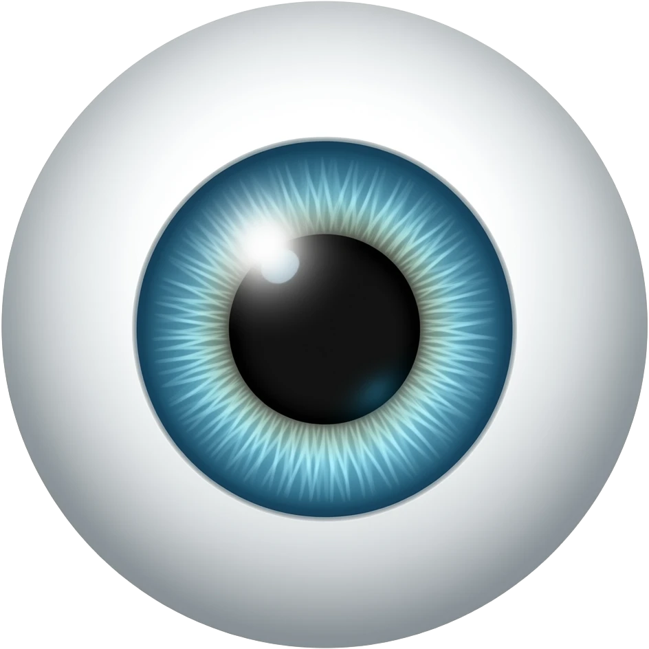 One big really dilated eye emoji