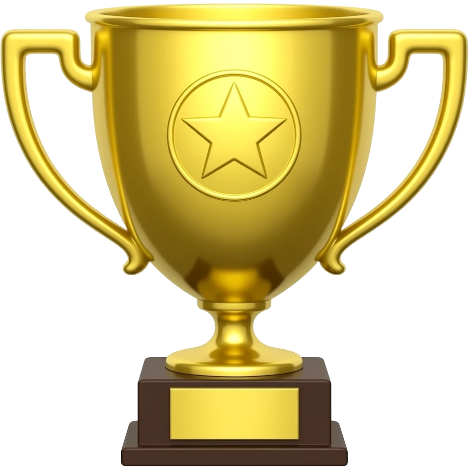 Generate a golden trophy emoji