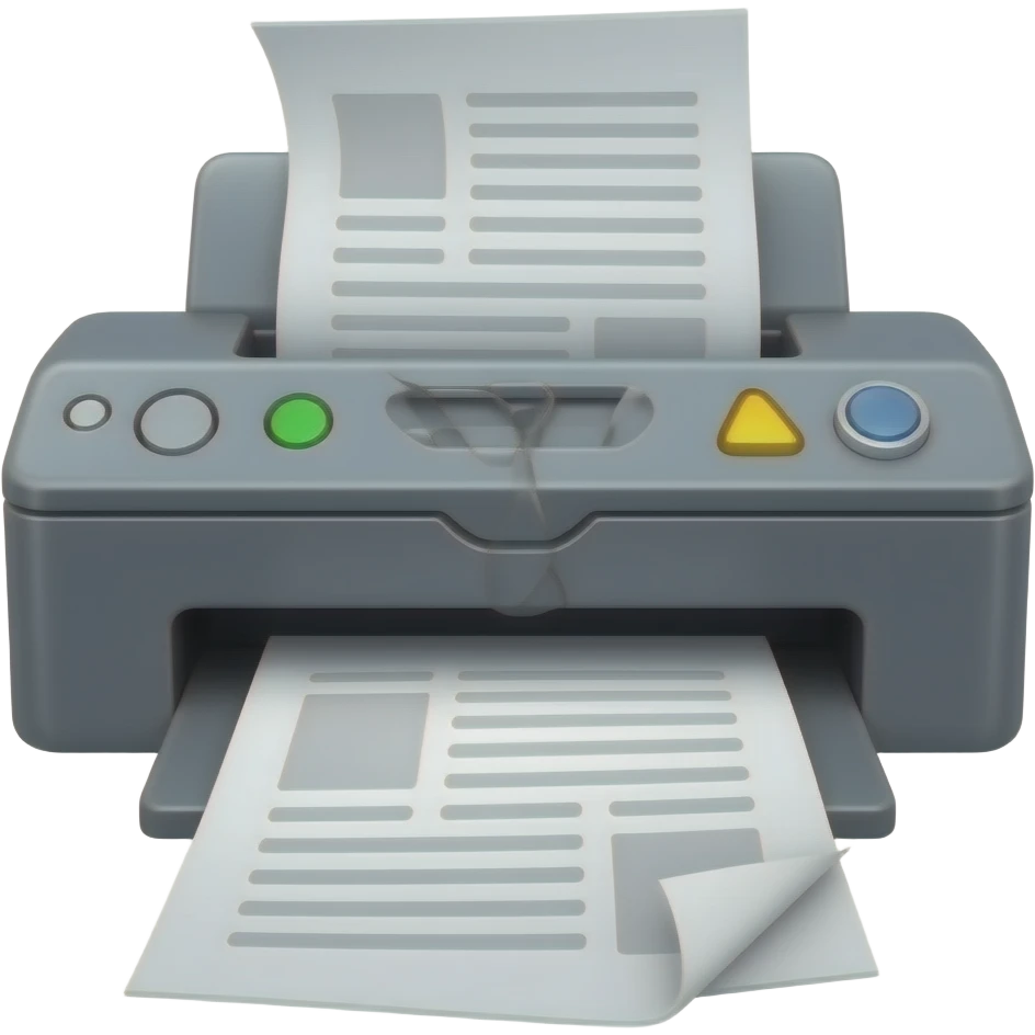 broken printer emoji
