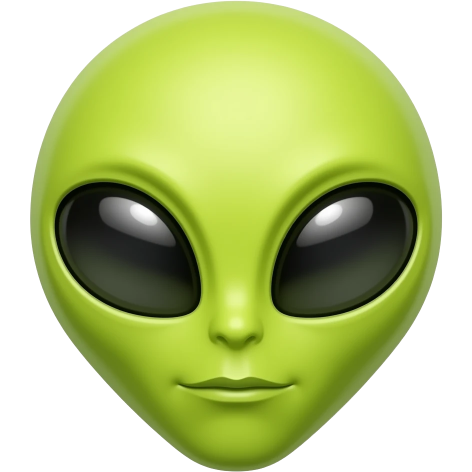 yellow alien emoji