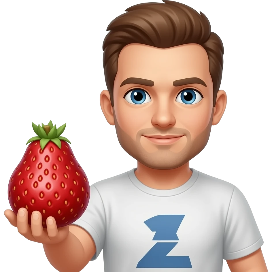 Ace with quake fruit emoji
