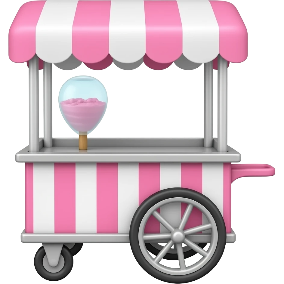cotton candy cart emoji