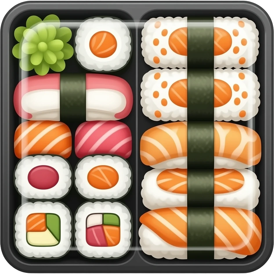 🫯+🍣 emoji
