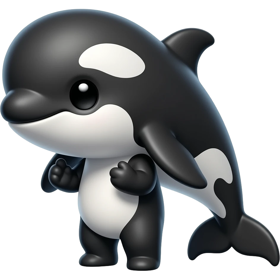 Chibi orca emoji