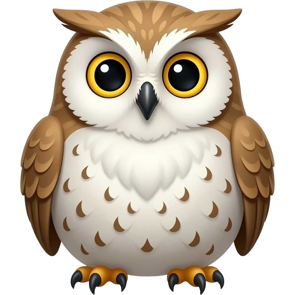 Fat owl emoji