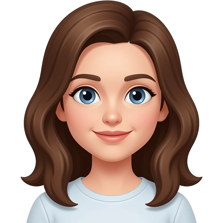 white-girl-brown-hair emoji