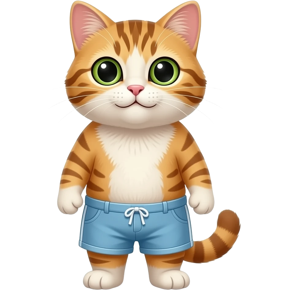 смешной кот в трусах emoji
