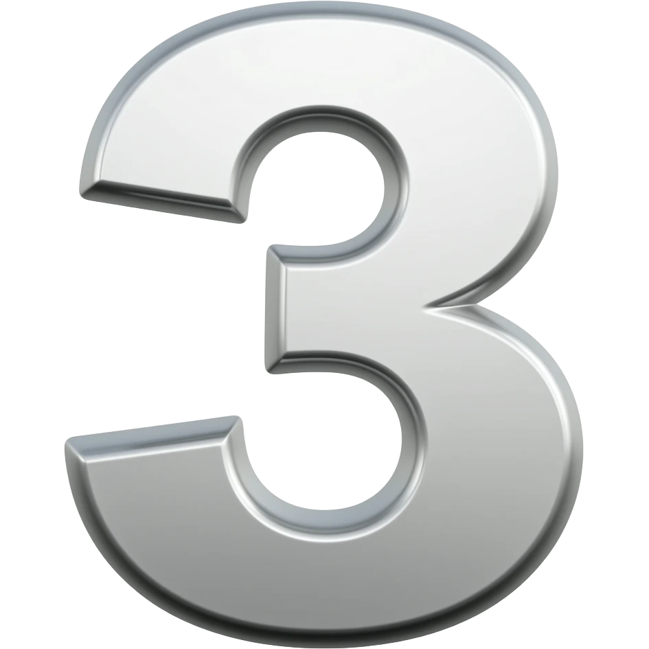 3 number emoji