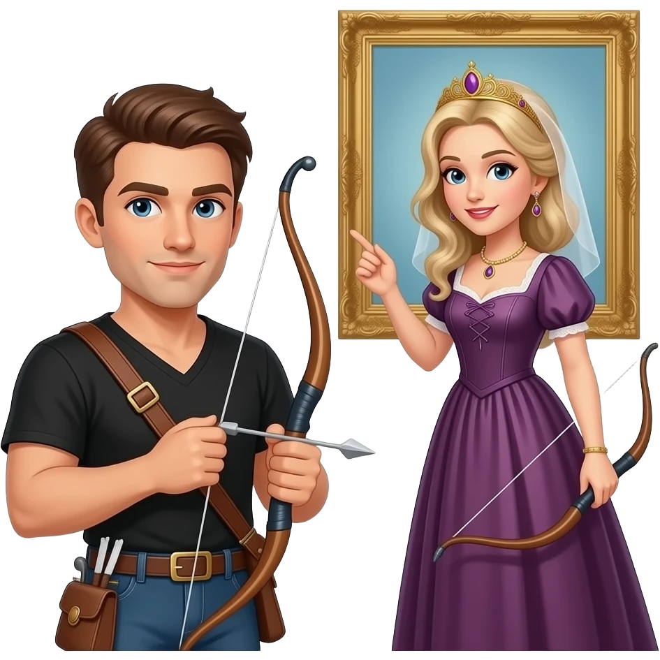 male bows in front of mistress emoji
