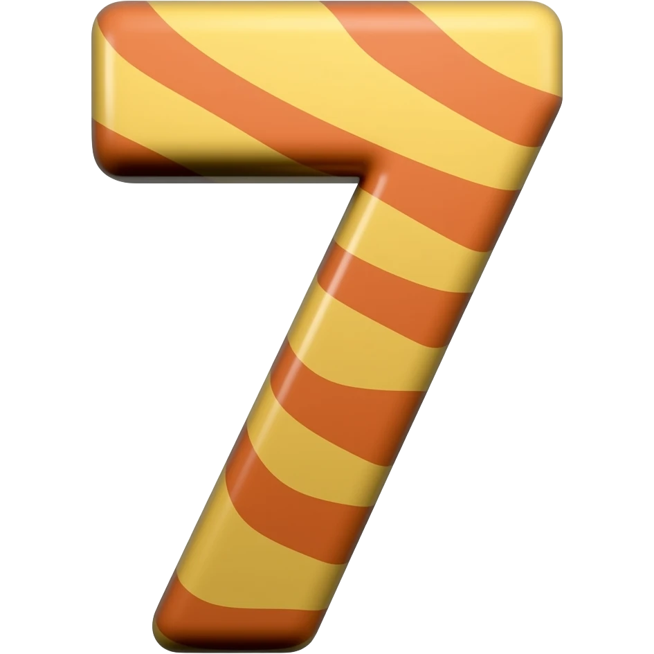 number 7 emoji