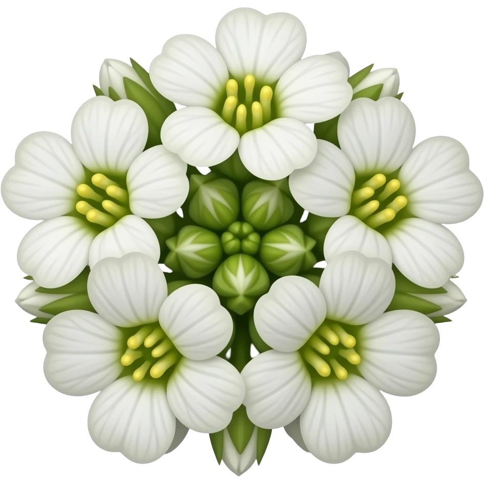 нарисуй цветы asperugo procumbens emoji