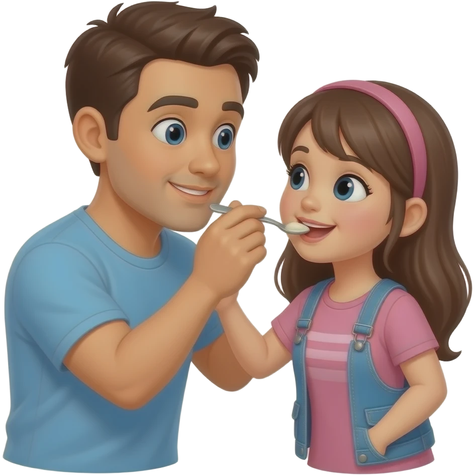 A human eating a girl emoji