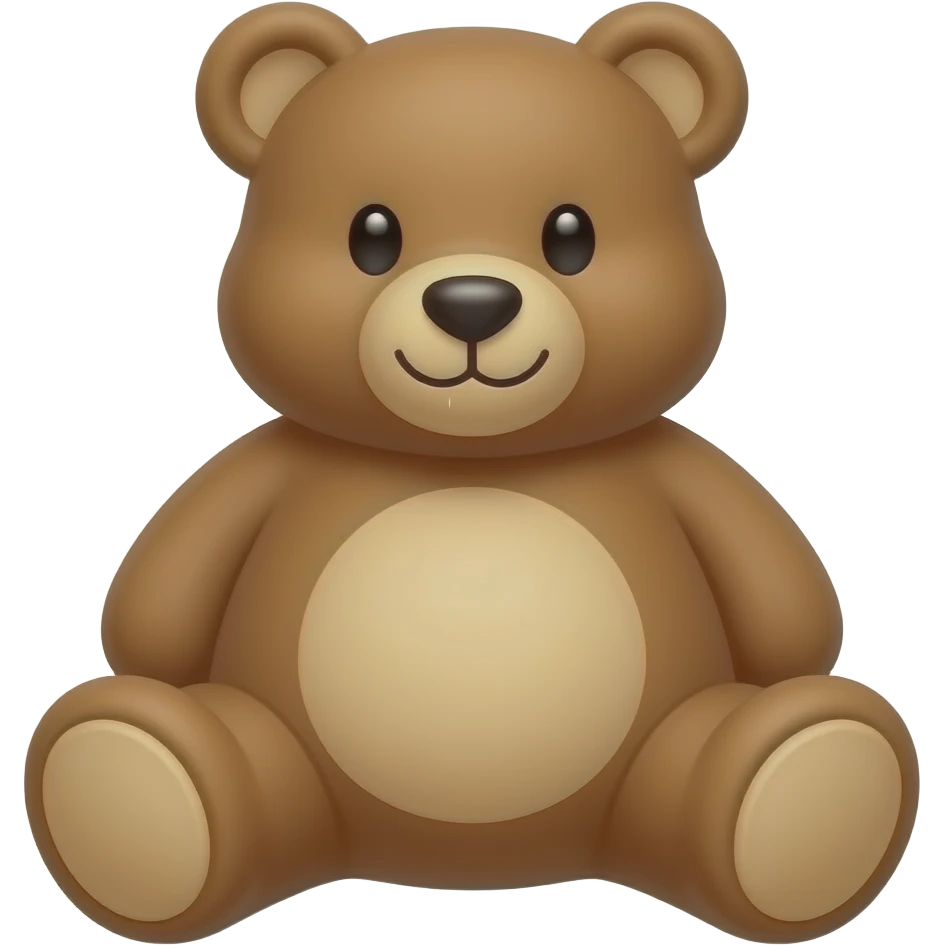 Fat teddy emoji