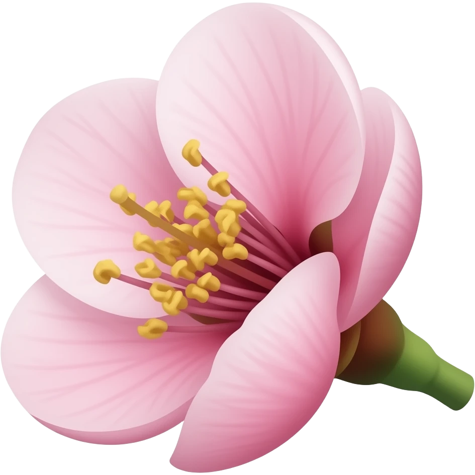 нарисуй цветение Chaenomeles japonica Maulei emoji