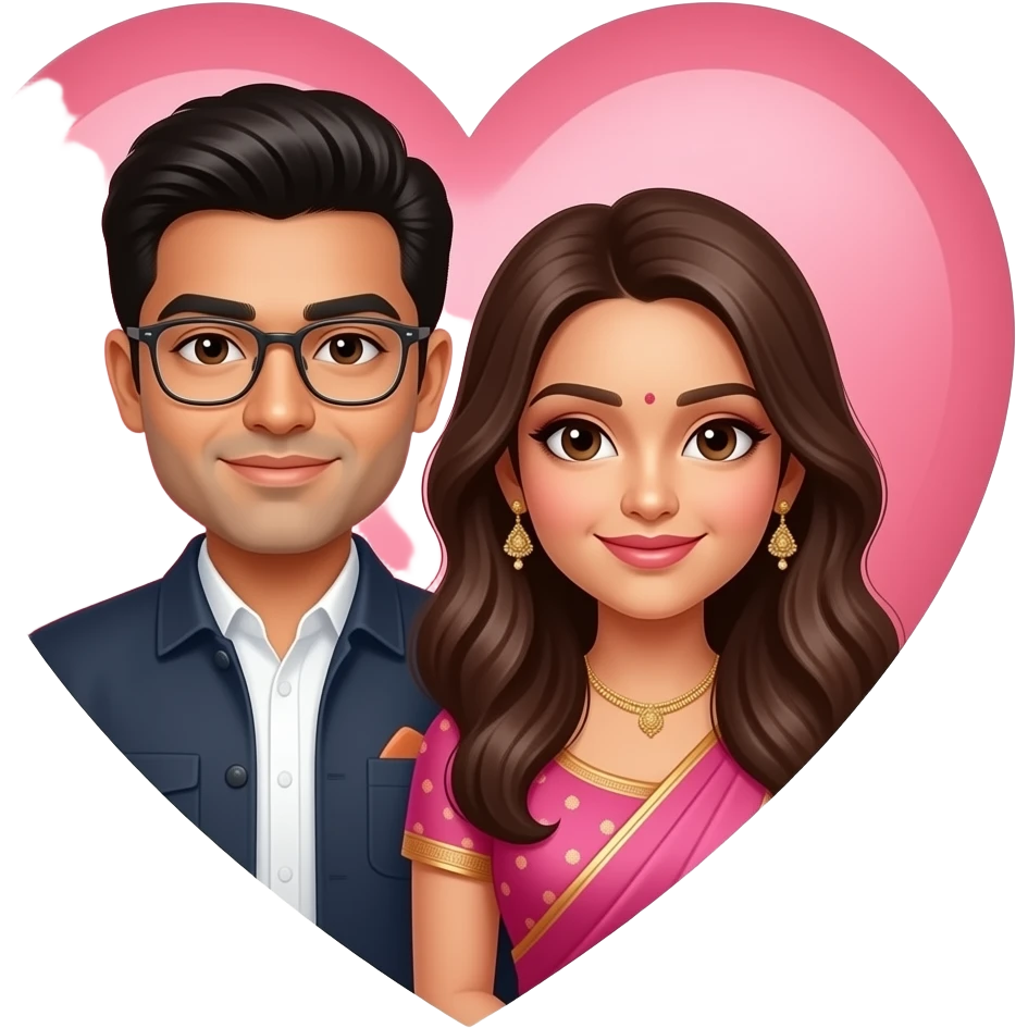 Abhishekh Sang Priyanka love Emojy emoji