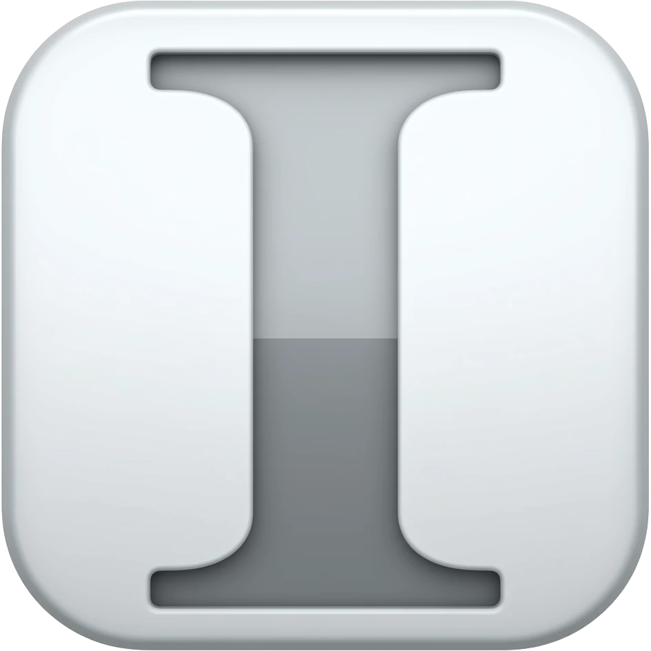 letter I emoji