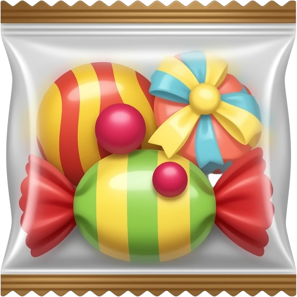 Сладости 🍧 в пакете emoji
