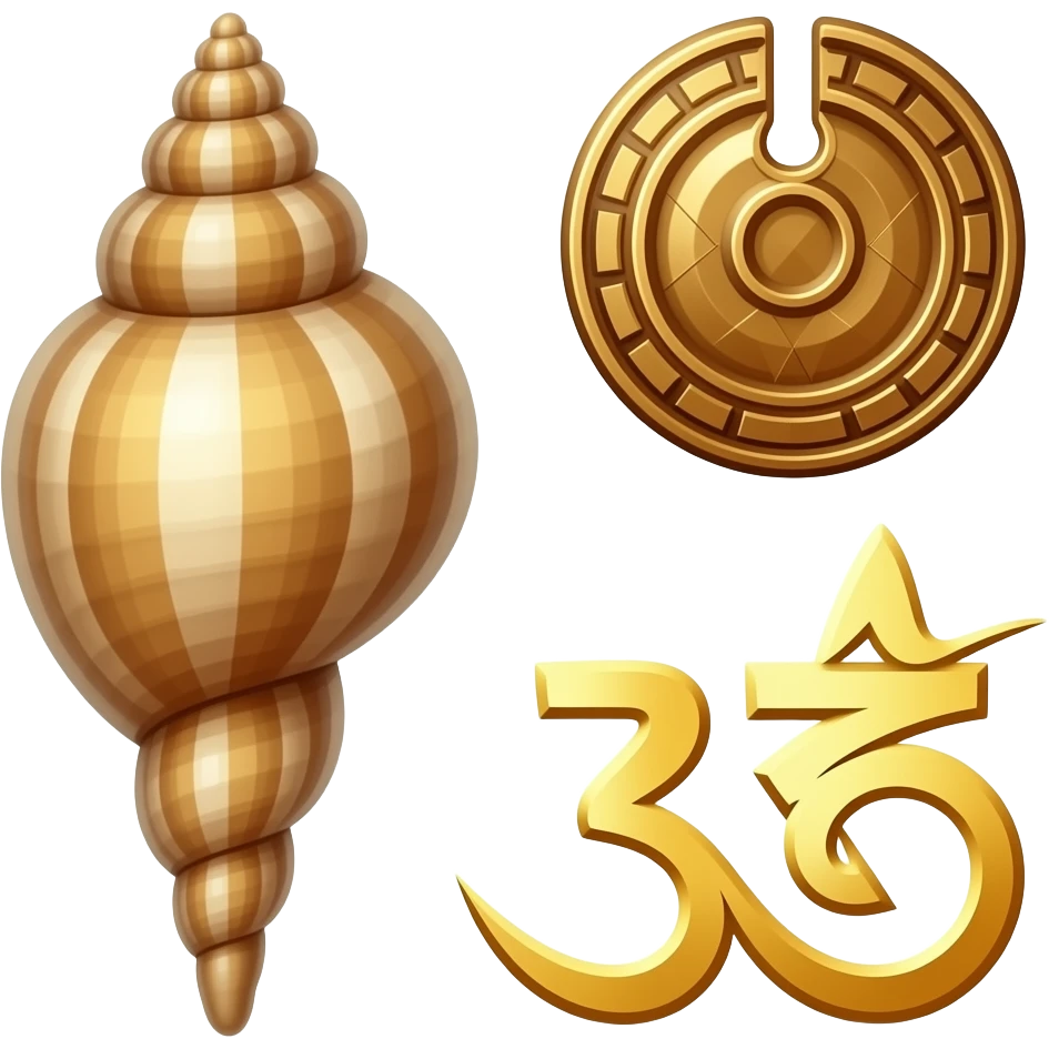 Shankam chakram namam emoji