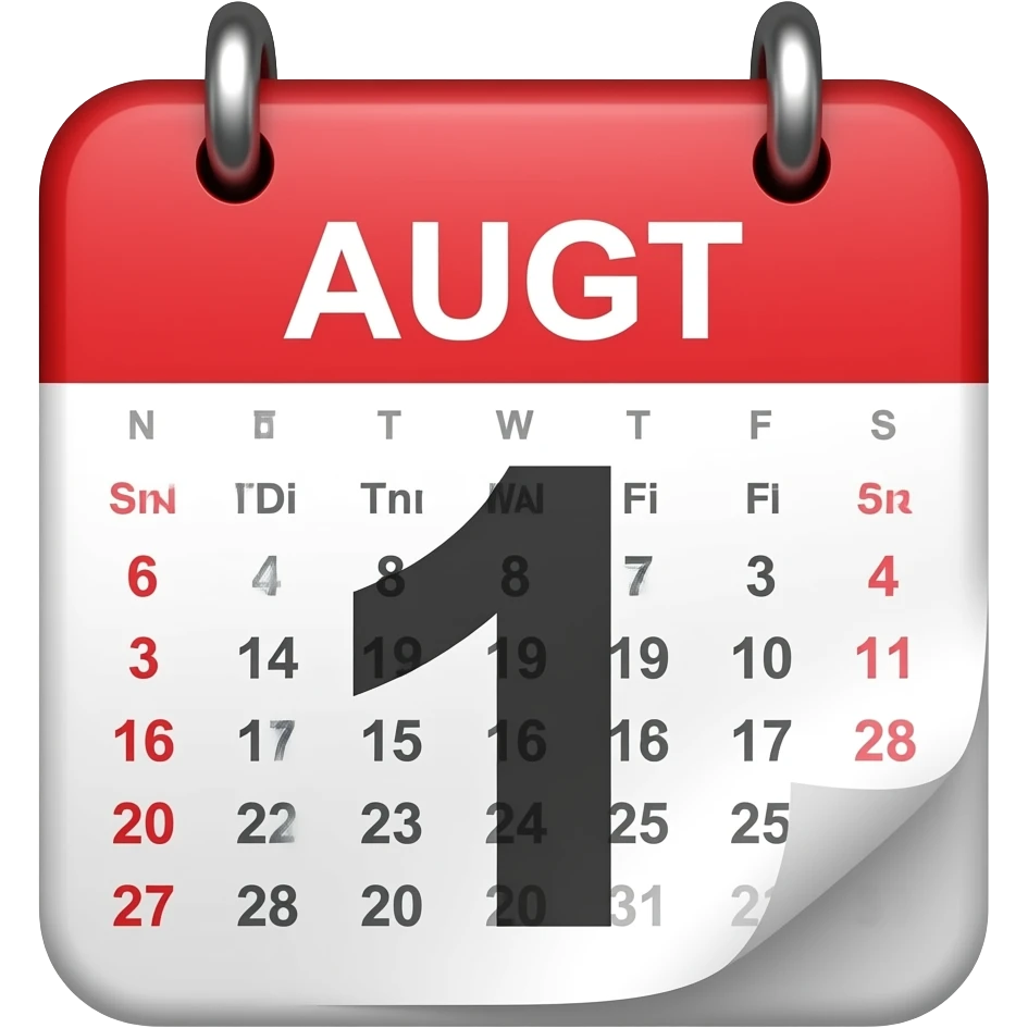 1 AUG emoji