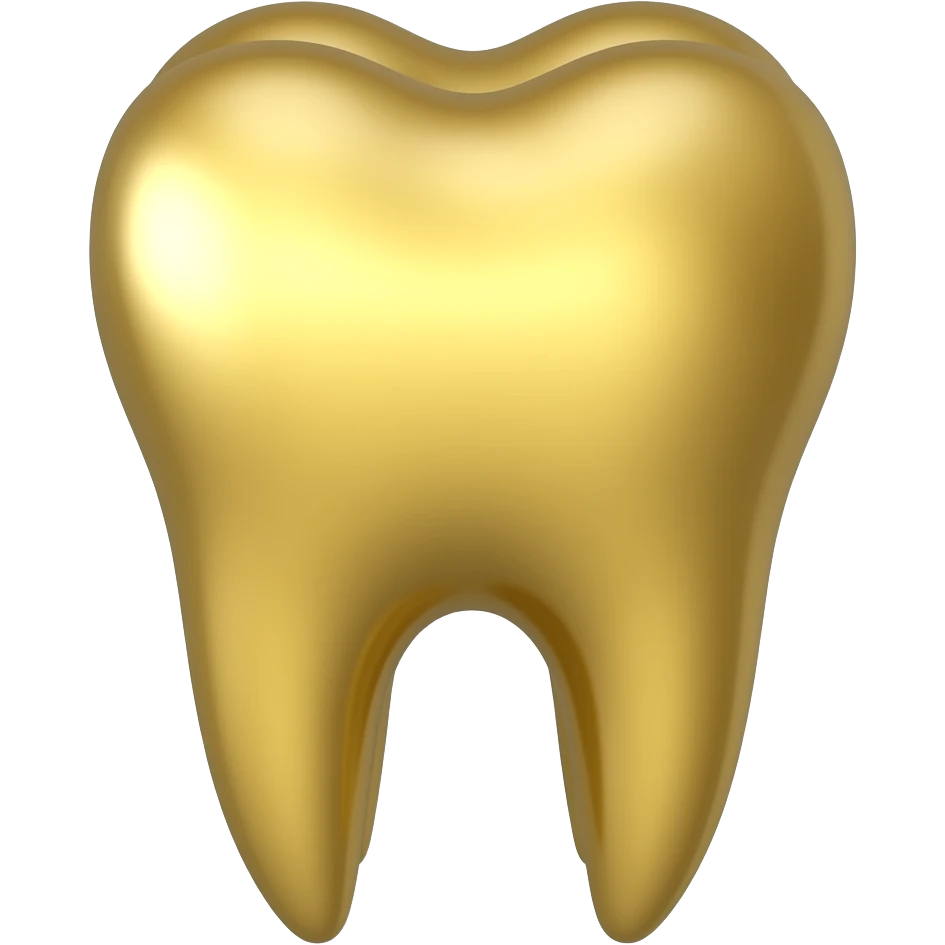 Gold teeth emoji