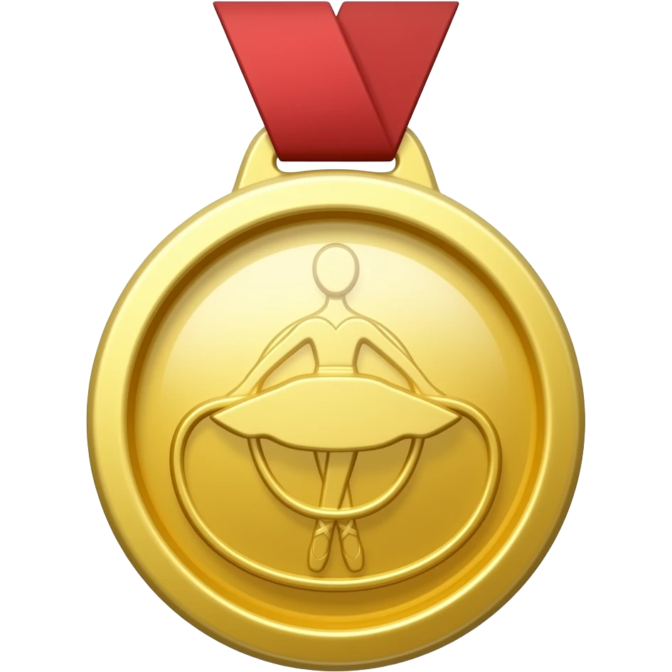 Ballet medal emoji