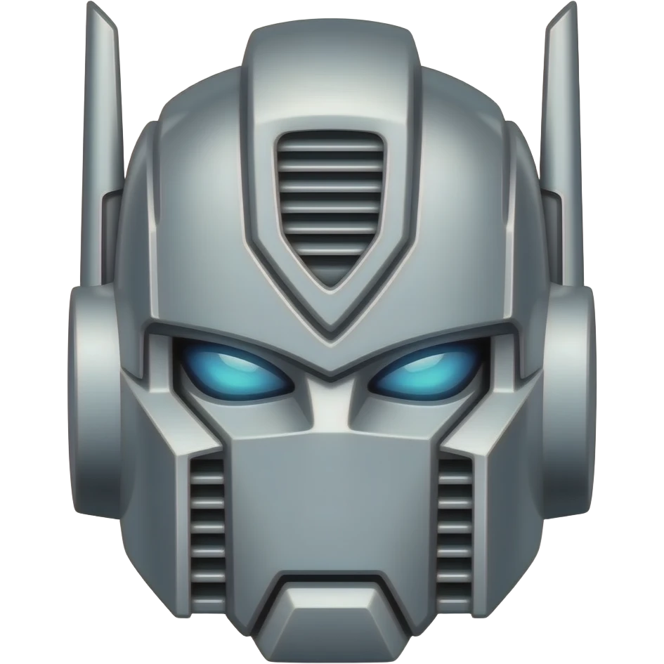 “silver autobot emoji” emoji