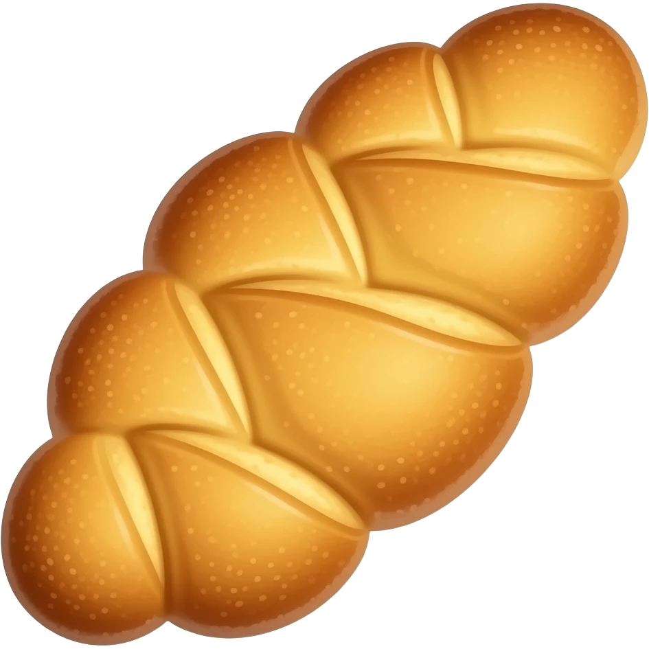 Challah bread emoji