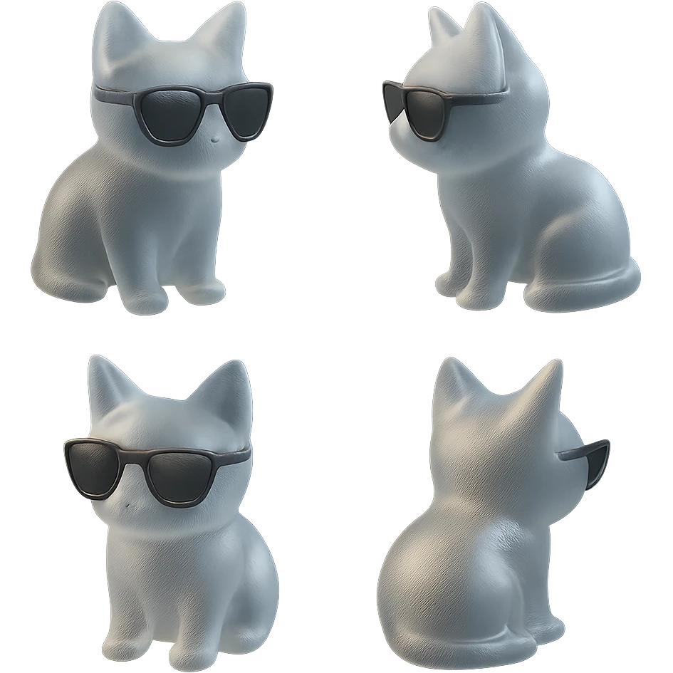 Cat wearing sunglasses emoji