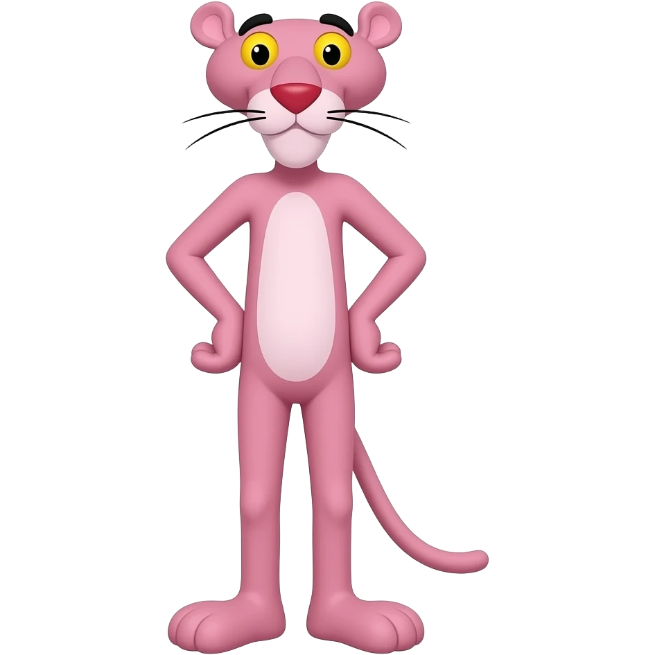 Pantera rosa emoji